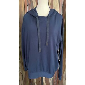 NWT Stateside Softest Fleece Hoodie in Navy Blue. Size M.